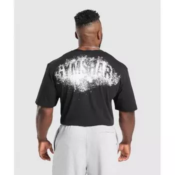 Gymshark Power T shirT Special ediTion Black A7a2l Bb2j XS