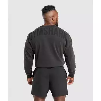 Gymshark Power Washed Crew черный A2a8c Bb7q XS