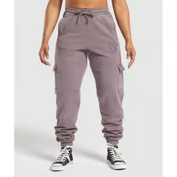 Gymshark Premium Legacy Joggers Brushed Purple Pigment Dye B1b5f Pb02 XS