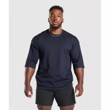 Gymshark Premium LifTing T shirT Heavy Blue A5a5s ucTn XS