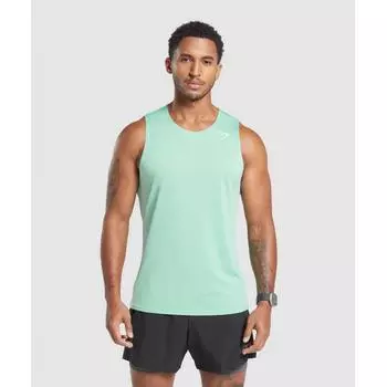 GYMSHARK Прибытие Танк Lido Green A2A1O ECJQ 3XL