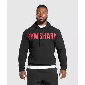 Gymshark Prime Hoodie Черный Яркий Красный A2b3o Rbwn XS