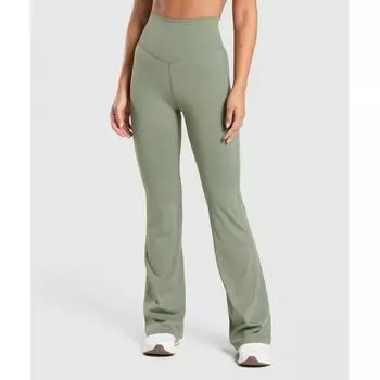 Gymshark Расклешенные леггинсы Elevate 2.0 Unit Green B1c8u Ecjf XXS