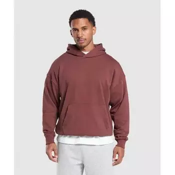 Gymshark Rest Day Essentials Hoodie Red A3a8z Rbqv XS