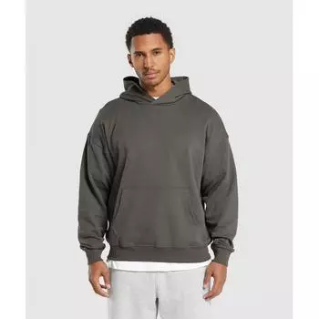 Gymshark Rest Day Essentials Hoodie Strength Green A3a8z Ecjh XS