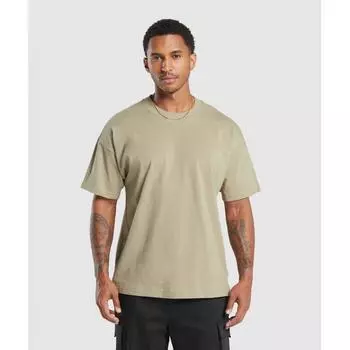 Gymshark ResT Day EssenTials T shirT Sand Brown A3a8p Nbzs XS