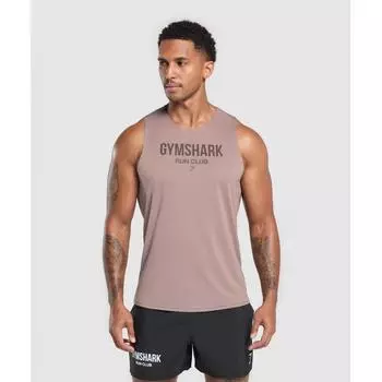 Gymshark Running Dept. Tank Powder Mauve A2b2n Kb7d XS