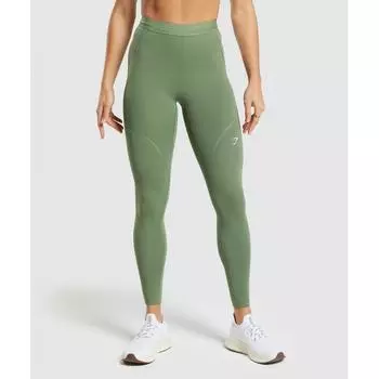Gymshark Running Leggings Force Green B4a8t Ecjr XS