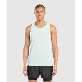 Gymshark Running Tank Cool Blue A7a1a Ucvd XS