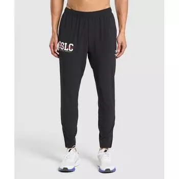 Gymshark Script Woven Joggers Black A6a9v Bb2j XS