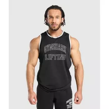 Gymshark Сетчатый танк черный A6a2m Bb2j XS