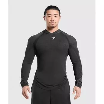 Gymshark Shadow Seamless Hoodie Black A1b1w Bb2j 3XL