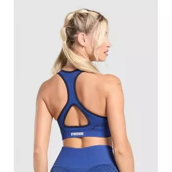 Gymshark Sport Seamless Sports Bra Force Blue Pastel Blue B2b9q Uc8b XS