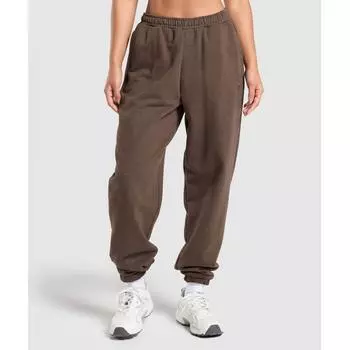 GYMSHARK Спортивные брюки для отдыха для дня отдыха Уютный коричневый меланжевый B2A7Q NB2B XS