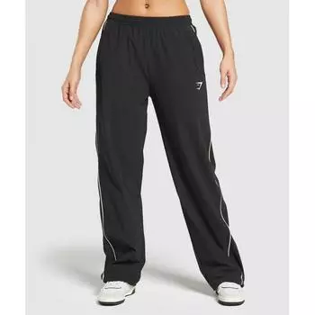 Gymshark Stitch Feature Woven Pants Black B6a9s Bb2j XXS