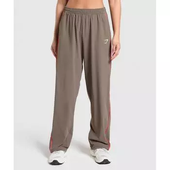 Gymshark Stitch Feature Woven Pants Camo Brown B6a9s Nby9 XS