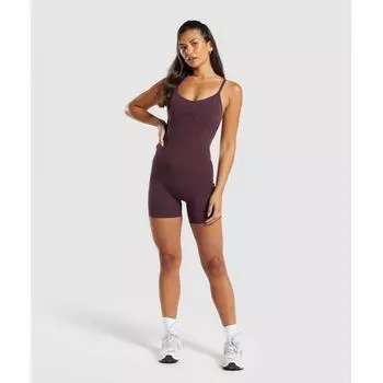 GYMSHARK Strappy All in One Depth Purple B4A8R PBZV XS