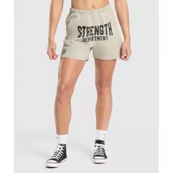 Gymshark Strength Department Graphic Short Pebble Grey B2b8k Gb7p XS
