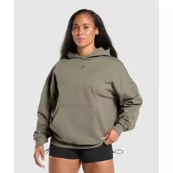 Gymshark Strength In Numbers Hoodie Base Green B2b1w Ech1 S