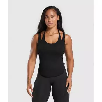 Gymshark Superset Tank Black B1b1u Bb2j XS