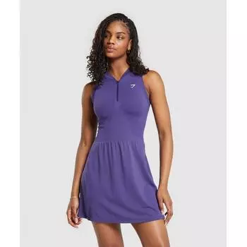 GYMSHARK Sweat Бесшовное платье Galaxy Purple B6A8S PBVL XS
