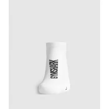 Gymshark Носки для бега Tab белые I3a1h Wb57 S