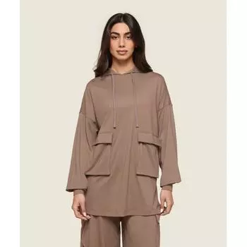 Gymshark Толстовка большого размера Gs X Leana Deeb Soul Brown B2b5v Nbzw XS