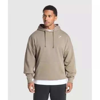 Gymshark Толстовка Crest Oversized Lifestyle Brown A5a8o Nc0s XS