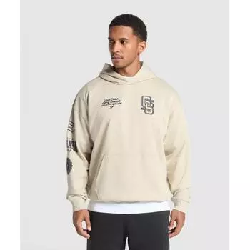 Gymshark Толстовка Lifting Essentials с капюшоном Pebble Grey A2b9b Gb7p XS