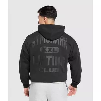 Gymshark Толстовка с графическим принтом Xxl, черная A7a1g Bb2j XS
