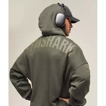 Gymshark Толстовка с капюшоном Power Zip Up Strength Green A2c9j Ecjh XS