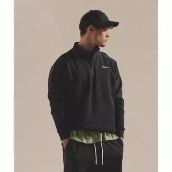 GYMSHARK Толстовки для дня отдыха 1 4 на молнии, черные A3A3Z BBBB XS