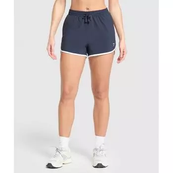 Gymshark Тренировочные контрастные свободные шорты 2.5 темно-синие B6a9m Uctn XS