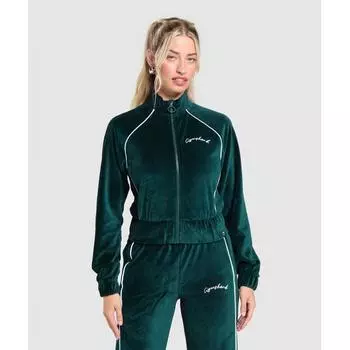 Gymshark Velour Tracktop Strong Teal B1c5i Tbqq XS