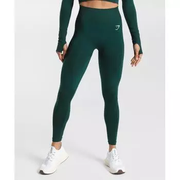 GYMSHARK Vital Seamless 2.0 Leggings Deep Teal Marl B1A2B TBK1