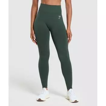 Gymshark Vital Seamless Tall Leggings Woodland Green Marl B9a9i Ebtf XXS