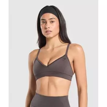 Gymshark Vital Shine Limited Edition Sports Bra Greyed Purple B9a8b Pbvr XS