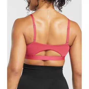 GYMSHARK Вырезанное бандо Винтажное розовое B8A9D KB0V XS