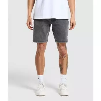 Gymshark Washed Jersey 9 Shorts Black A4a4v Bb81 XS