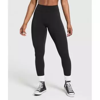 Gymshark Wordmark Graphic Leggings Black B4b1j Bb2j XS