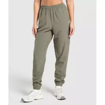 Gymshark Woven Cargo Pant Base Green B2c5z Ech1 XS