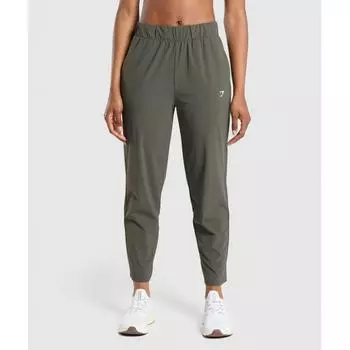 Gymshark Tapered Woven Pants Strength Green B8a6s Ecjh XS