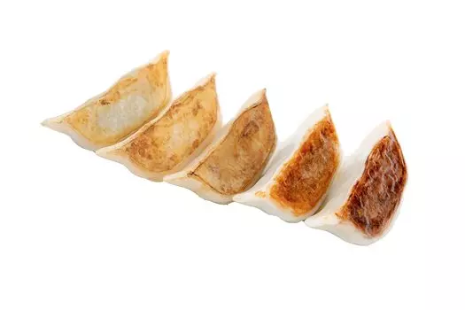 Gyoza plastic single PS assembly type plastic model model, serving, 1/1 scale,