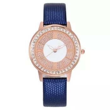 Gypsy star инкрустированные бриллиантами модные женские часы женские часы ремень кварцевые часы белый