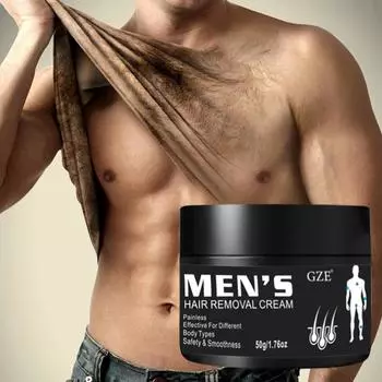 GZE разглаживающий крем для удаления волос для мужчин, частная часть ног, подмышки, подмышки, грудь, мужской крем для удаления волос по всему телу