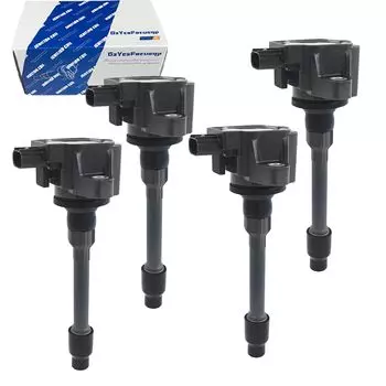 GzYcsFocusqp 4 шт. Комплект катушек зажигания для Honda GK3 GK4 GK5 GK6 GP5 GP6 Fit Jazz IV CM11-121 HR-V 1.3L 1.5L (2015-2019) 30520-5R0-013