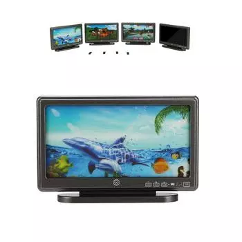 (H0826)1/12 Миниатюрная сцена Широкоэкранная модель Кукольный домик Аксессуары Мини-телевизор Детская игрушка