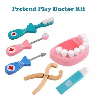 (H0826)Delu xe Doctors Kit _ Набор для ролевых игр «Доктора» для детей 3 лет + 6 игрушек