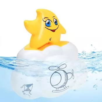 (H0826)Дети Лето Пляж Ванна Водные Игрушки Мультфильм Может Скрыть Солнце Луна Звезда жёлтый/белый