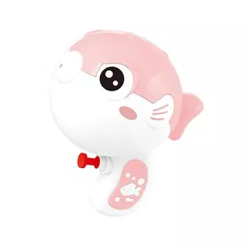 (H0826)Детская игрушка Акула Летний Пляжный Водный Распылитель Ручка-Толчок розовый